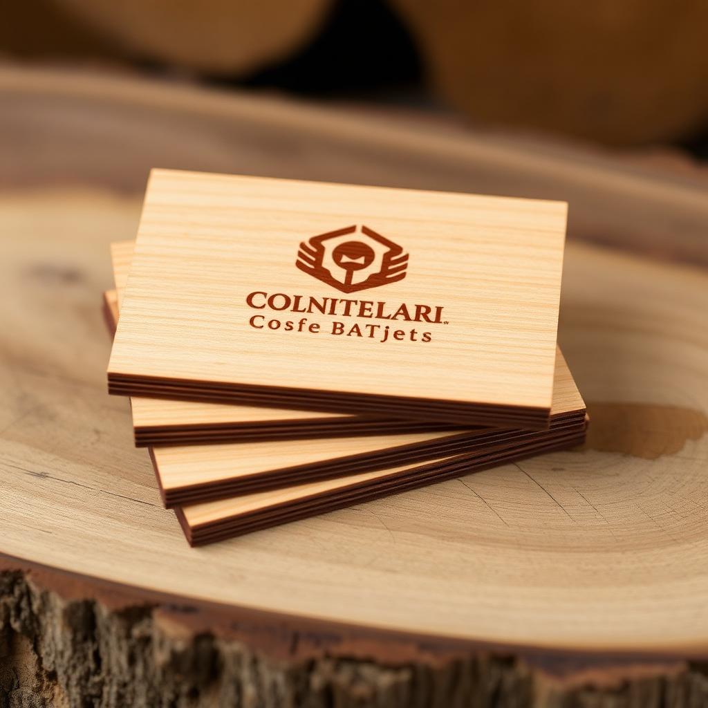 Wooden Business Cards (Laser-Engraved)