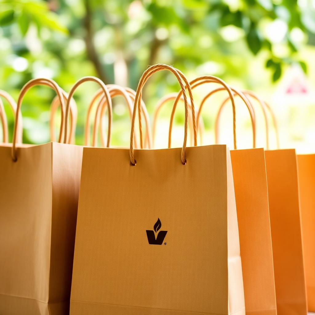 Kraft Paper Shopping Bags
