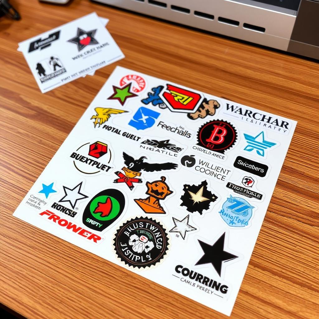 Die-Cut Vinyl Sticker Sheets