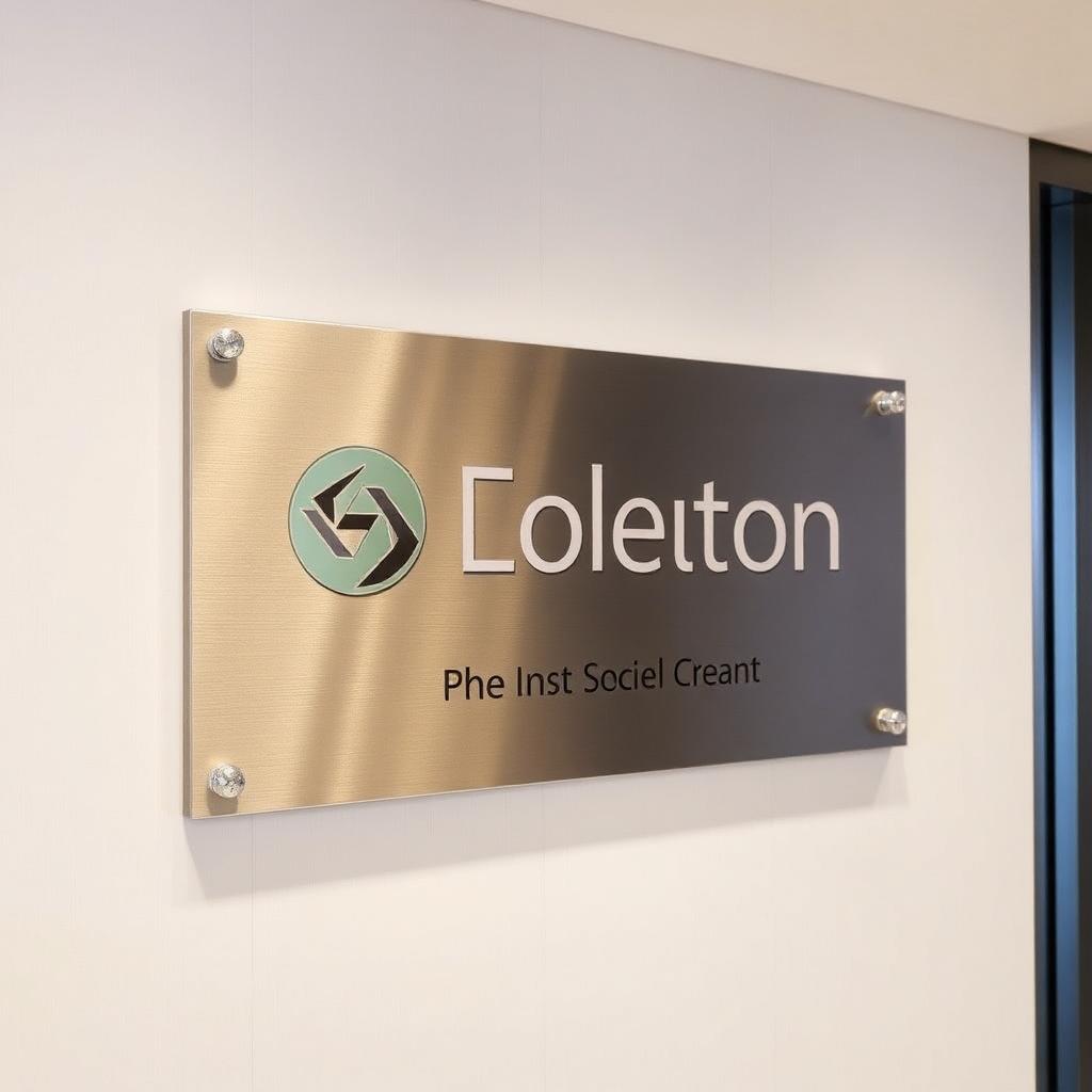 UV Printed Metal Name Plate